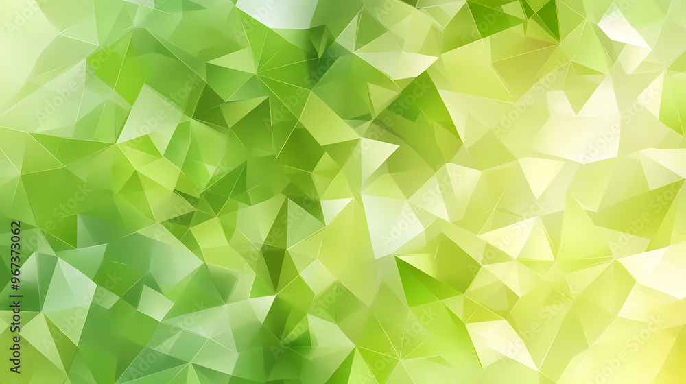 Geometric design background with yellow-green gradient Geometric design background with yellow-green gradient