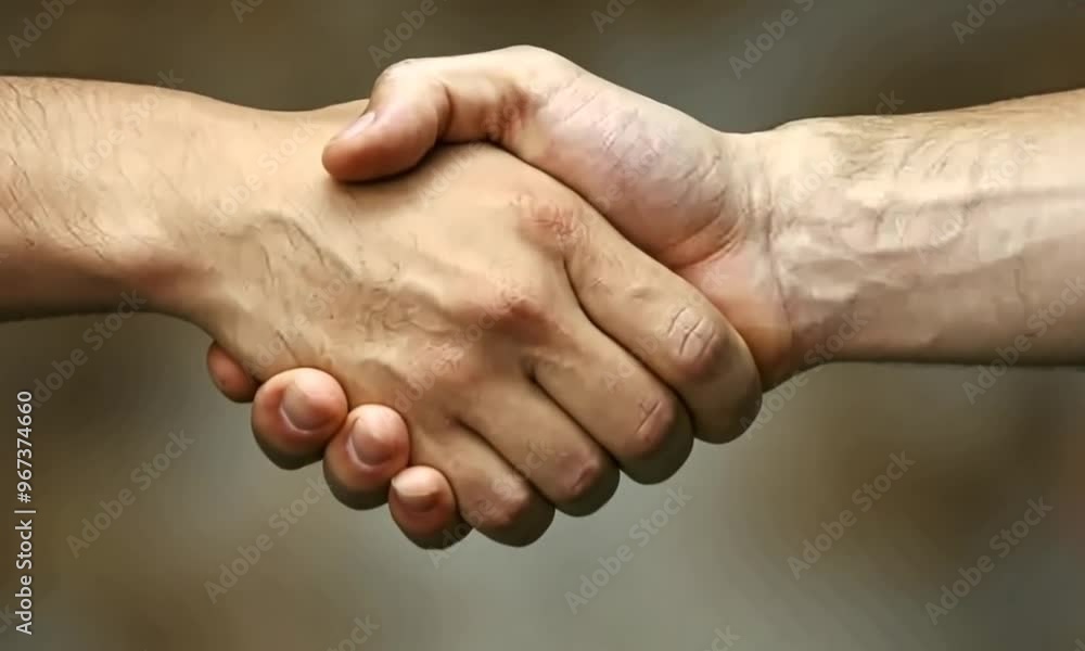 Handshake - A symbol of agreement and trust Handshake - A symbol of agreement and trust