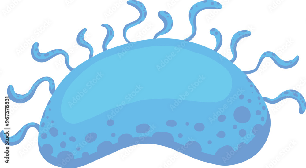 Cartoon bacteria. Biological virus and infectious bacterias. Microbe and allergens, microbiology research icon. Human healthcare neoteric vector Cartoon bacteria. Biological virus and infectious bacterias. Microbe and allergens, microbiology research icon. Human healthcare neoteric vector