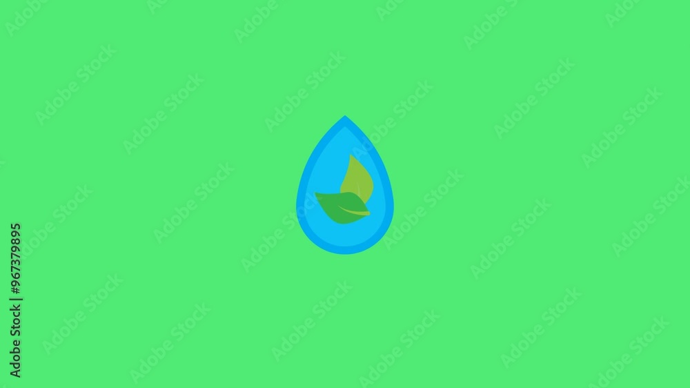 drop of water animation. suitable for educational, environmental, agricultural dan water day content drop of water animation. suitable for educational, environmental, agricultural dan water day content