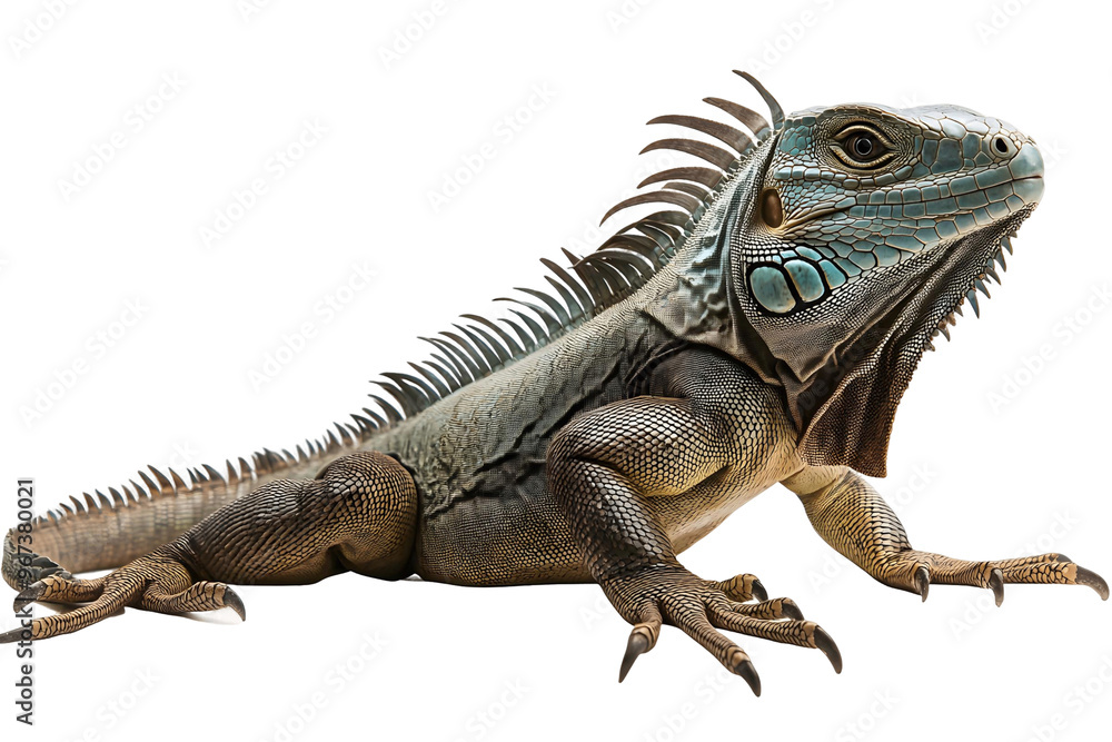 Obraz premium iguana on transparent background