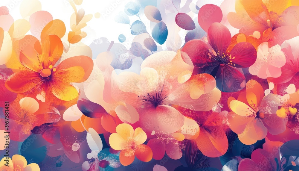 Decorative background illustration Decorative background illustration