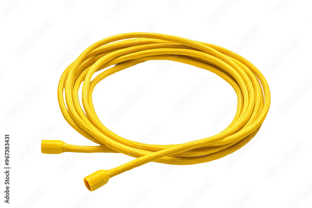 yellow network cable on transparent background yellow network cable on transparent background
