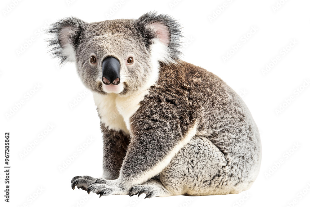 Fototapeta premium koala on a transparent background