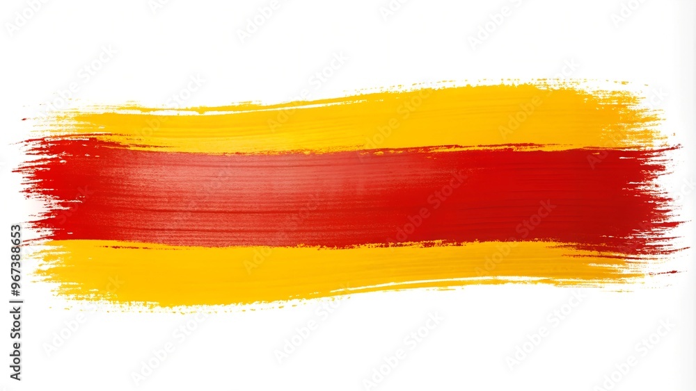 Obraz premium flag with splashes