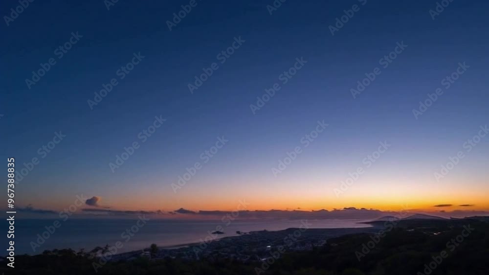 Time lapse of sunset in coastal areas and in the city depicts the Magical Moment at the End of the Day Time lapse of sunset in coastal areas and in the city depicts the Magical Moment at the End of the Day