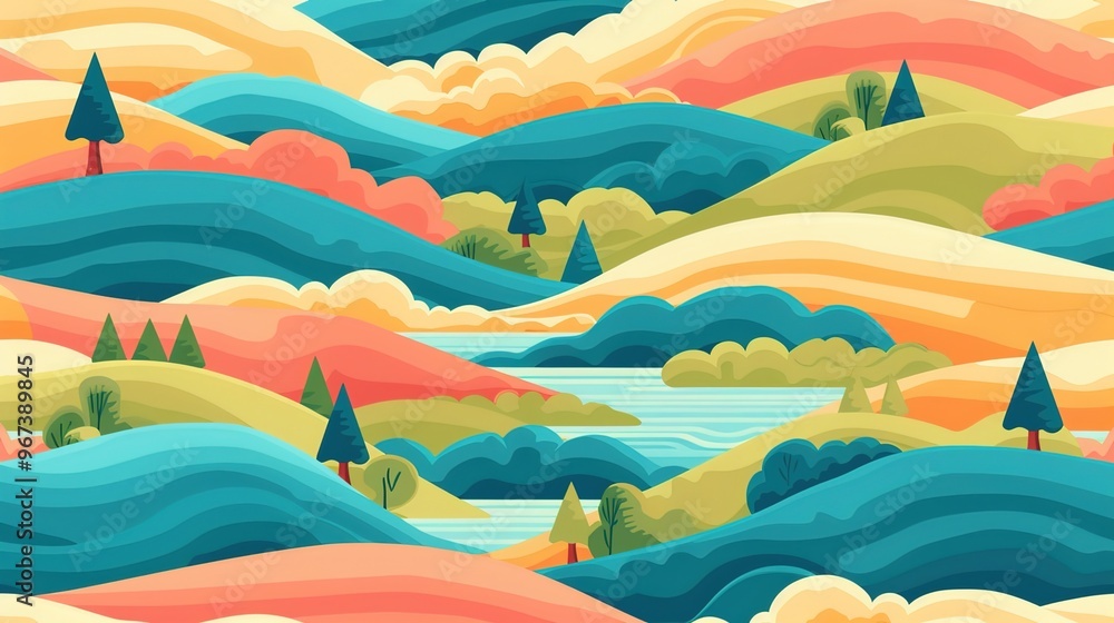 mountain pattern seamless wallpaper mountain pattern seamless wallpaper