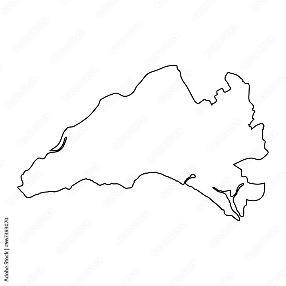 Keamari district map, administrative division of Pakistan. Vector illustration. Keamari district map, administrative division of Pakistan. Vector illustration.