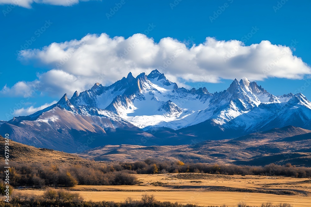 High rocks in mountain valley during sunrise. Natural summer landscape High rocks in mountain valley during sunrise. Natural summer landscape