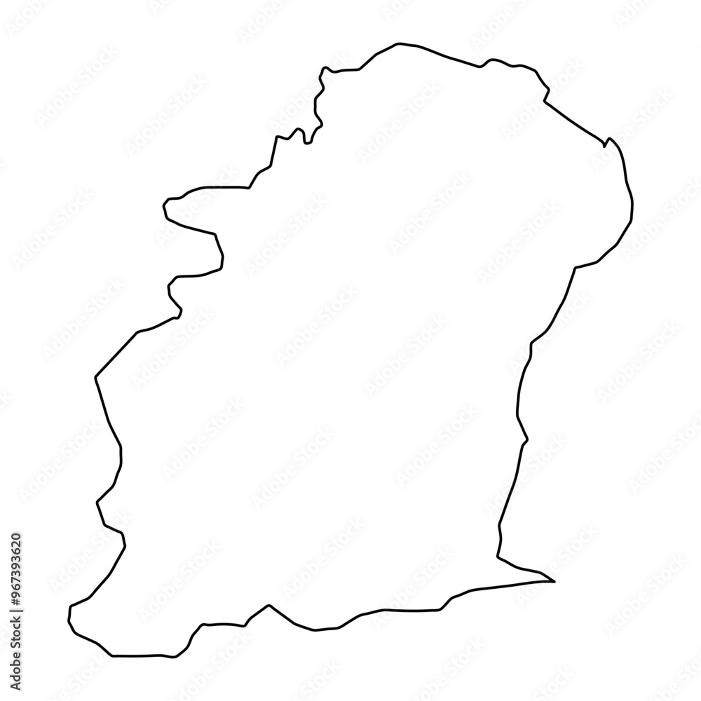 Naushahro Feroze district map, administrative division of Pakistan. Vector illustration. Naushahro Feroze district map, administrative division of Pakistan. Vector illustration.
