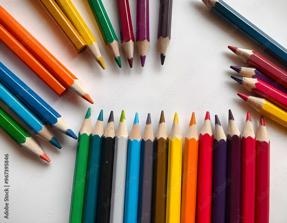 Fototapeta premium colored pencils