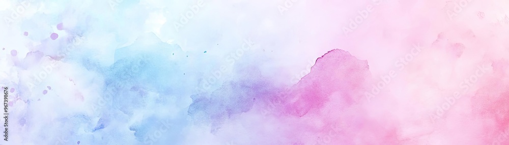 Fototapeta premium A soft, dreamy gradient with pastel pink and blue hues, ideal for backgrounds, designs, and creative projects.