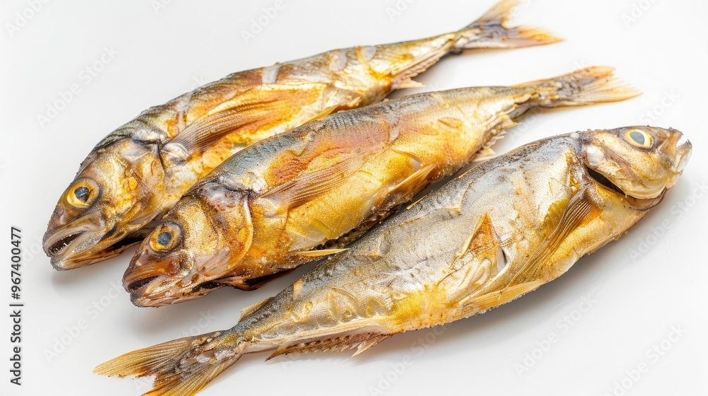 Close up macro shot of marinated uncooked Hilsa fish on a white background Close up macro shot of marinated uncooked Hilsa fish on a white background