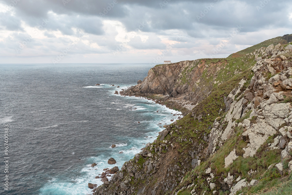 Sunset on the cliffs of Estaca de Bares. Coruña, Galicia Sunset on the cliffs of Estaca de Bares. Coruña, Galicia