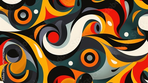 modern art pattern wallpaper