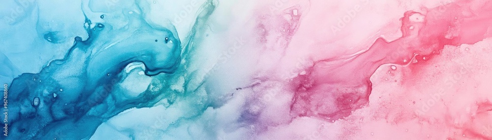 Fototapeta premium A mesmerizing blend of soft blue and pink abstract forms, creating a dreamy and ethereal background for creative projects.