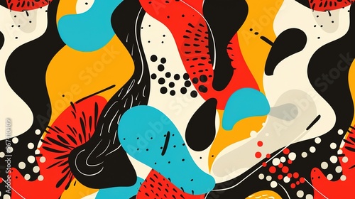 modern art pattern wallpaper