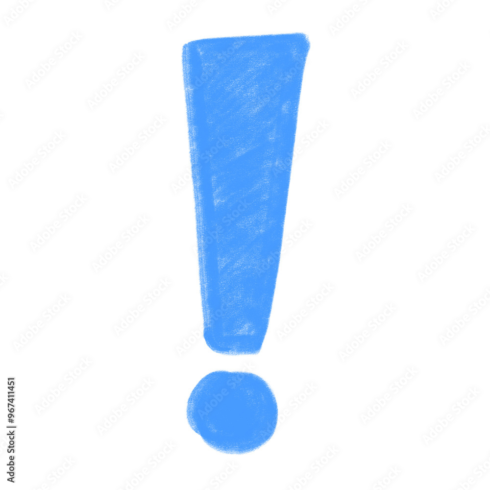 Exclamation mark Kindergarten Crayon Drawing Exclamation mark Kindergarten Crayon Drawing