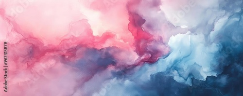 A vibrant abstract art piece merging pink and blue hues, perfect for backgrounds, designs, and creative projects.