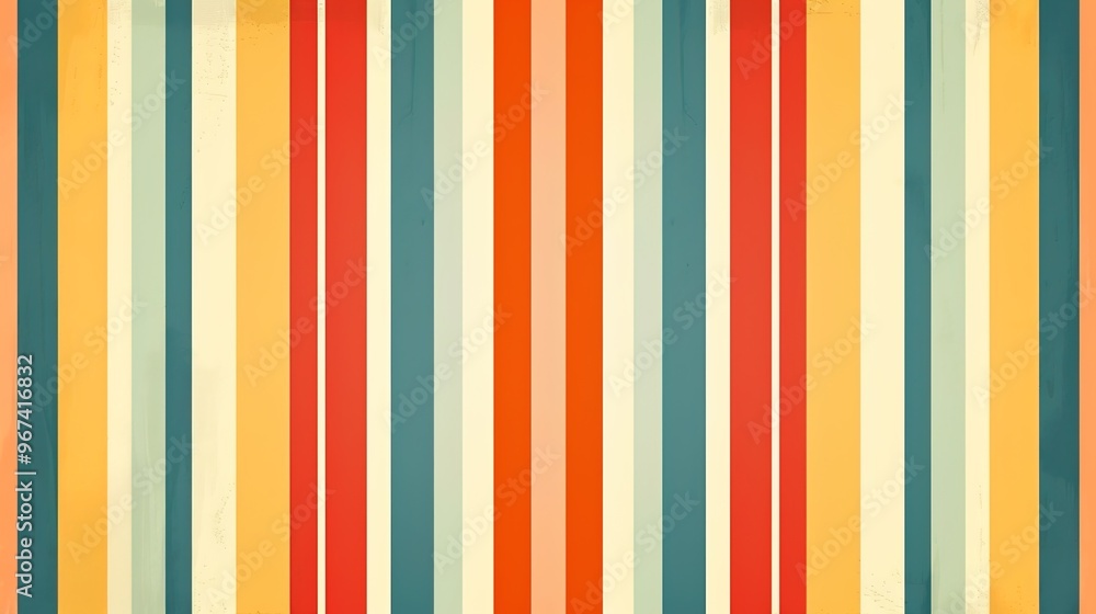 Fototapeta premium retro stripes wallpaper