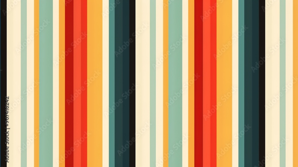 Obraz premium retro stripe wallpaper