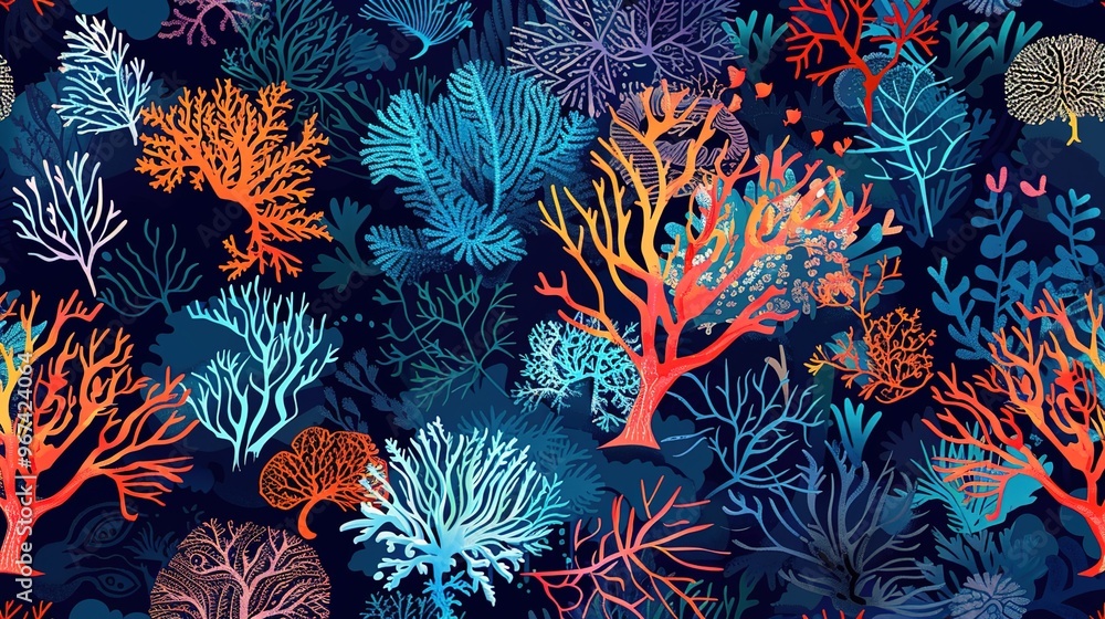 underwater coral pattern wallpaper underwater coral pattern wallpaper