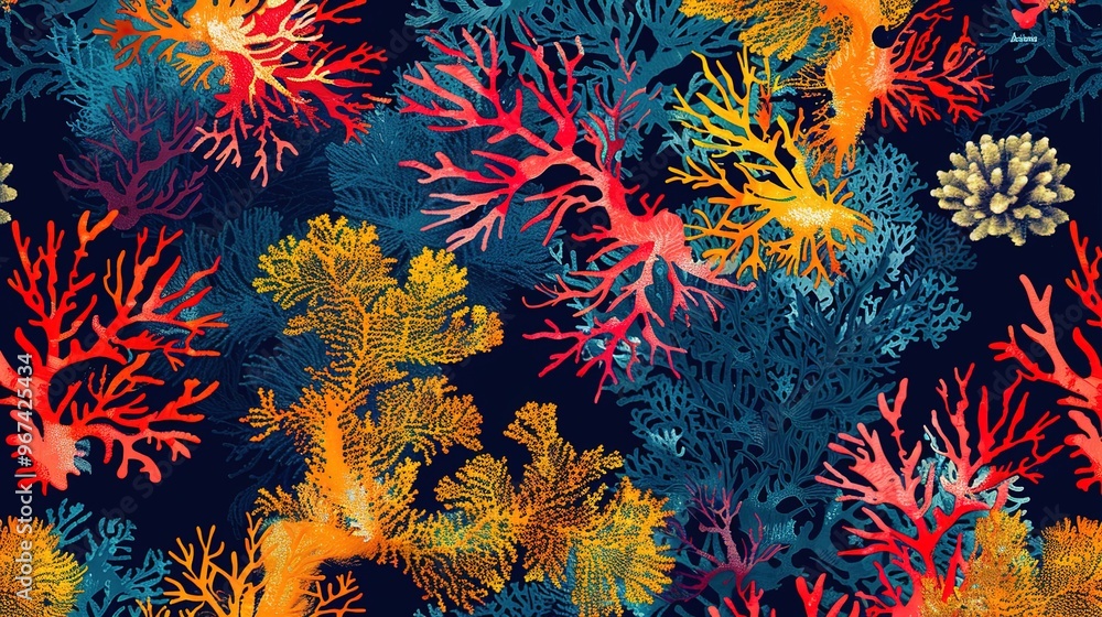 underwater coral wallpaper