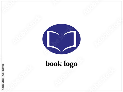 BOOK logo design, vector, icon and illustration . photo