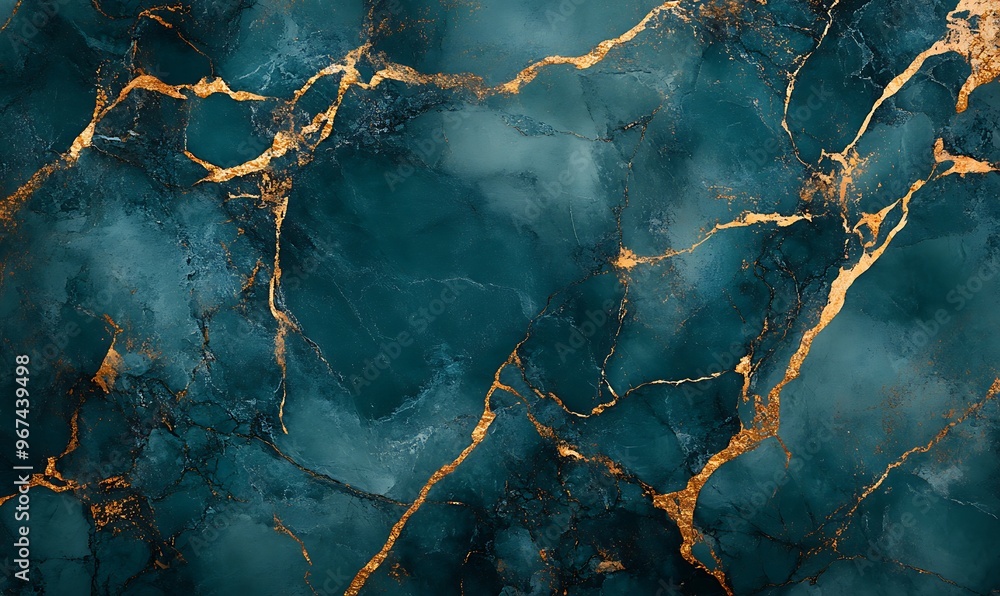 Luxurious blue Marble Texture with Gold Veins Luxurious blue Marble Texture with Gold Veins