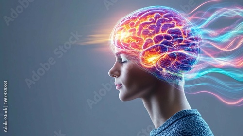 the hormone serotonin's effect on mood.  serotonin on emotional well-being. brain function and mood regulation. Brain chemistry. 