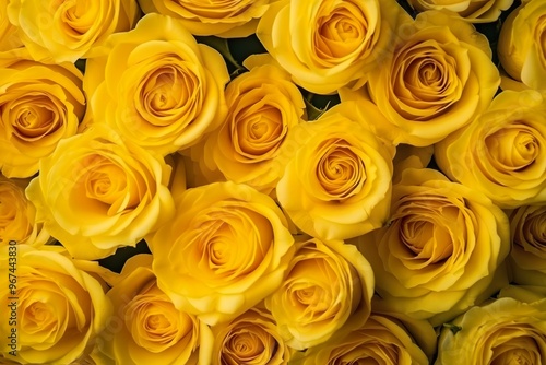 Natural YELLOW roses background, flowers wall