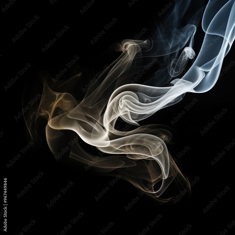 Abstract smoke swirls Abstract smoke swirls