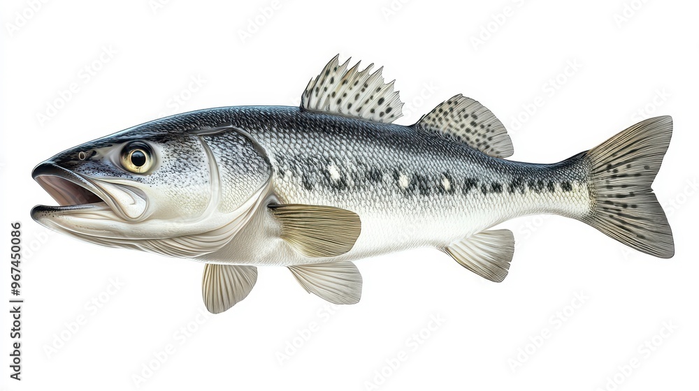 Cod clipart, element, 3D illustration, realistic, isolated on white background Cod clipart, element, 3D illustration, realistic, isolated on white background