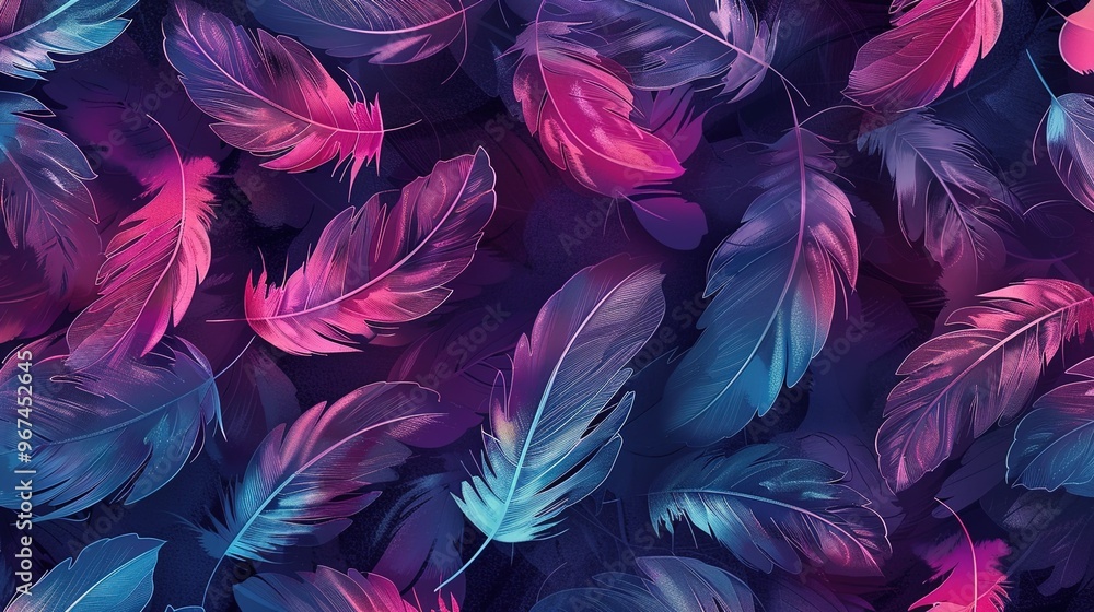 Feather pattern wallpaper Feather pattern wallpaper