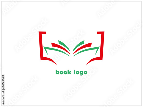 BOOK LOGO design ,icon , vector and illustration .every icon femilar in pepole .