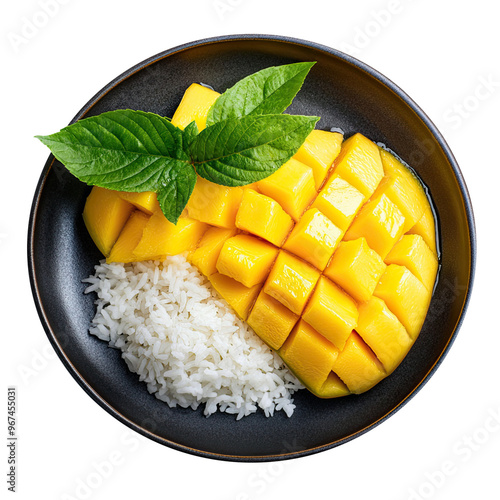 Delicious Plate of Mango an...