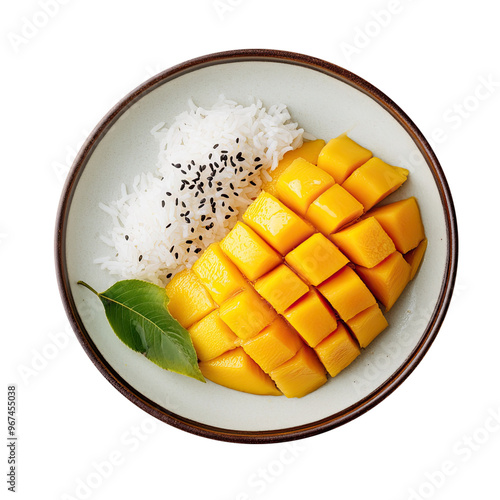 Delicious Plate of Mango an...
