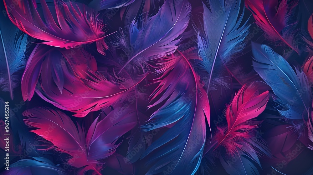 Feather pattern wallpaper Feather pattern wallpaper