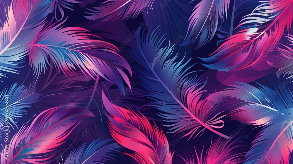 Feather pattern wallpaper Feather pattern wallpaper