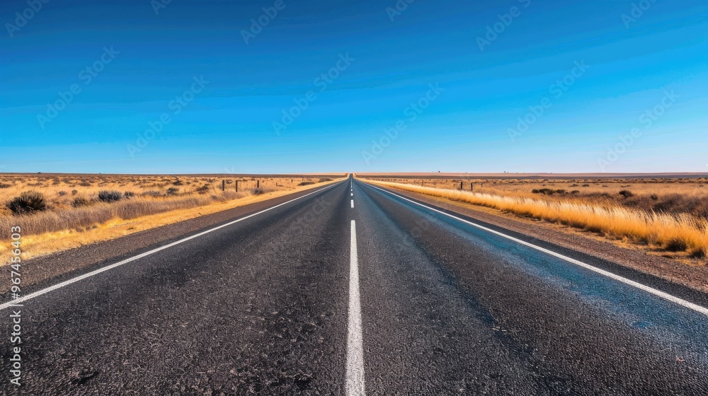 Country Road and Clear Blue Sky Country Road and Clear Blue Sky