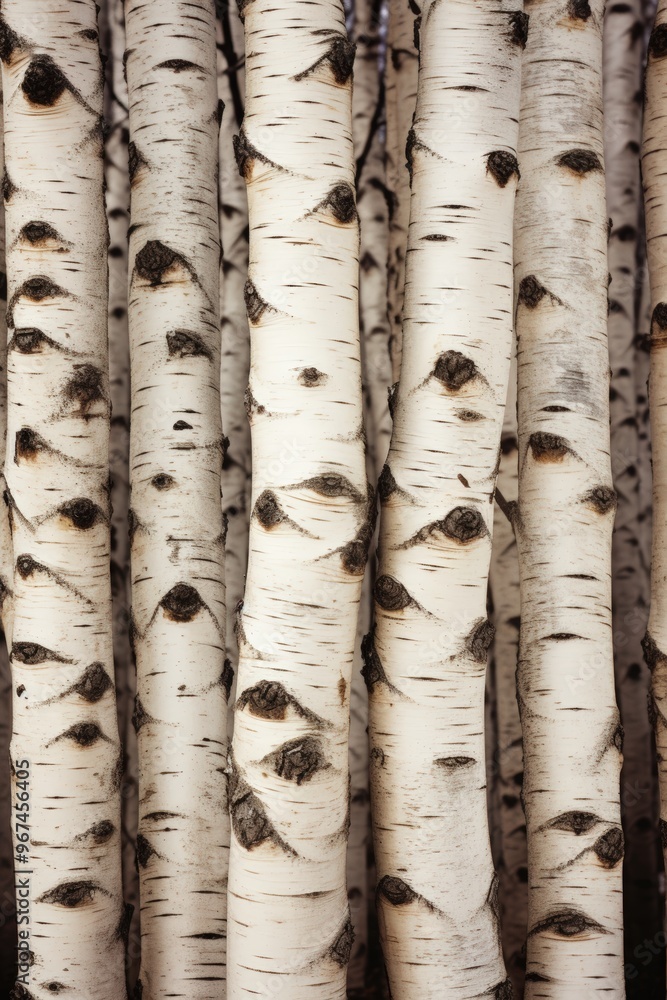 Fototapeta premium Close-up of birch bark