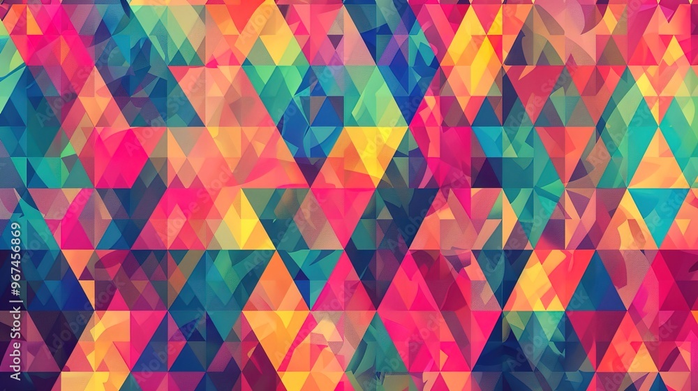 Colourful triangle wallpaper Colourful triangle wallpaper
