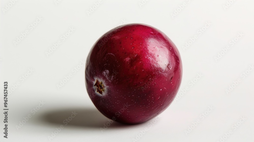 Cranberry on a white background Cranberry on a white background