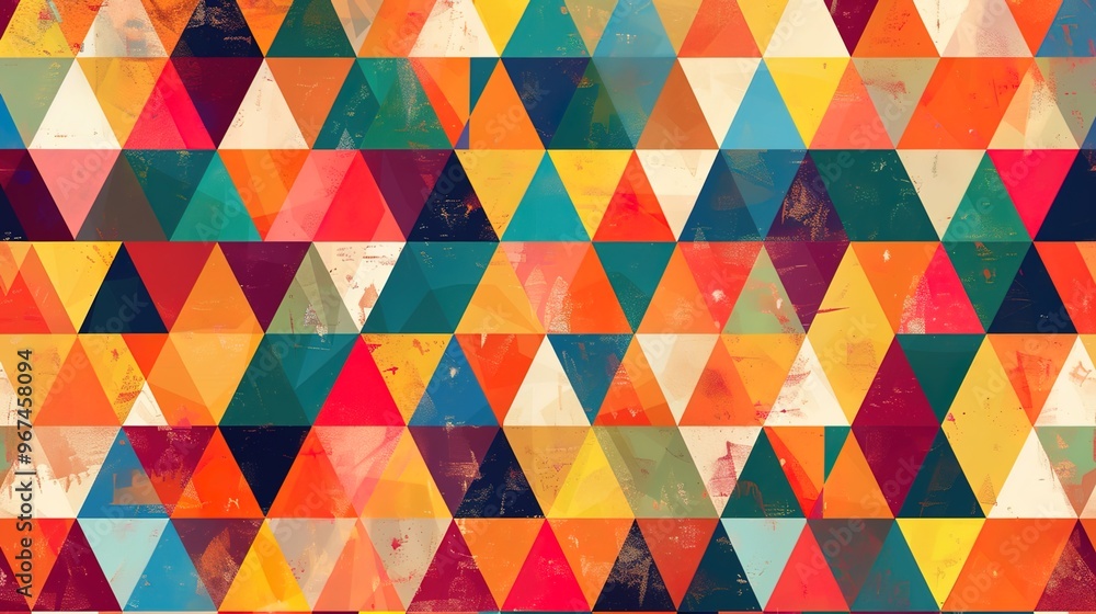 Colourful triangle wallpaper Colourful triangle wallpaper