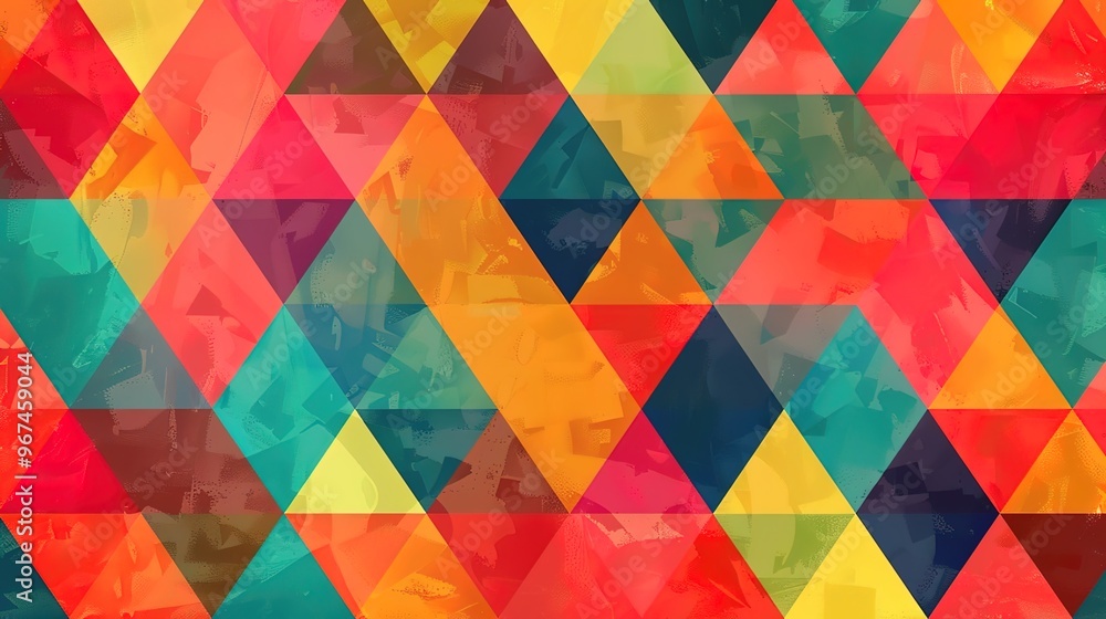 Colourful triangle wallpaper Colourful triangle wallpaper
