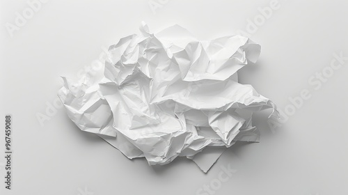 Crumpled White Paper