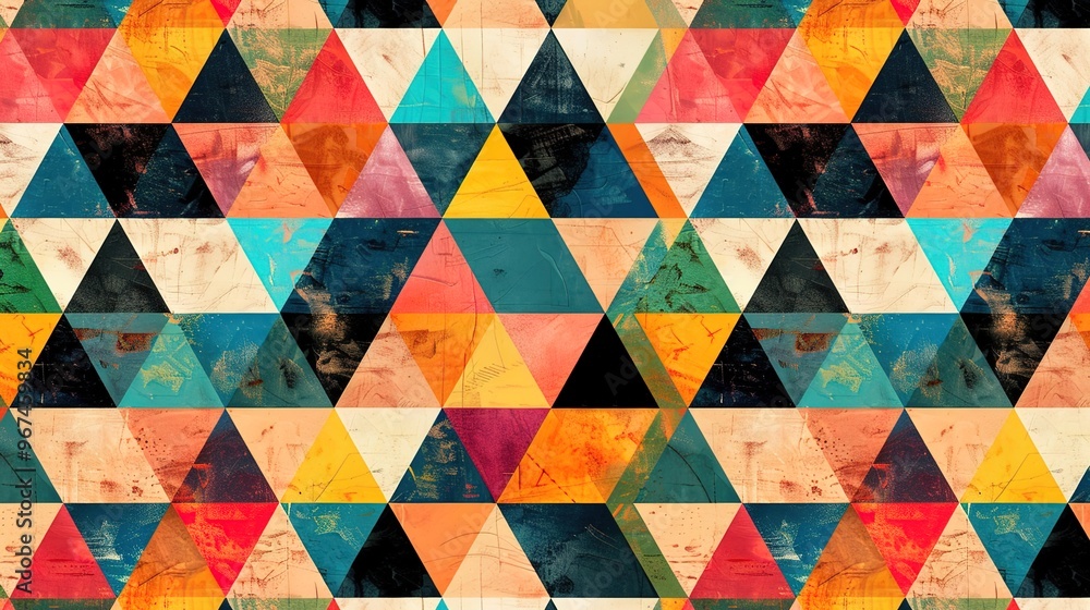 Colourful triangle wallpaper Colourful triangle wallpaper