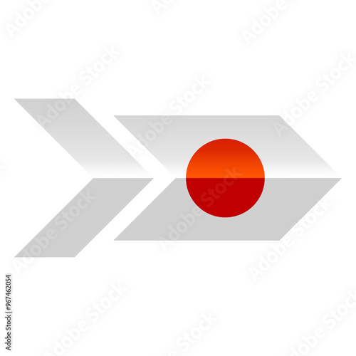 Creative Japan arrow flag illustration icon Free Download Creative Japan arrow flag illustration icon - GFXLoad