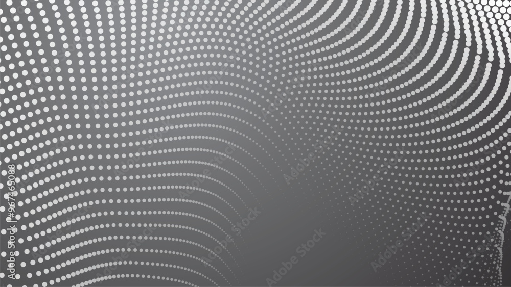 Grey gradient abstract with haftone background vector image Grey gradient abstract with haftone background vector image