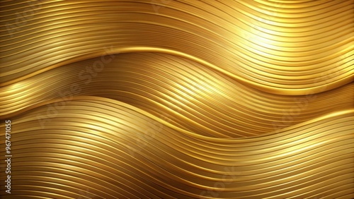 Gold abstract background with textured gradients and shadows in horizontal shapes , gold, abstract, background, texture